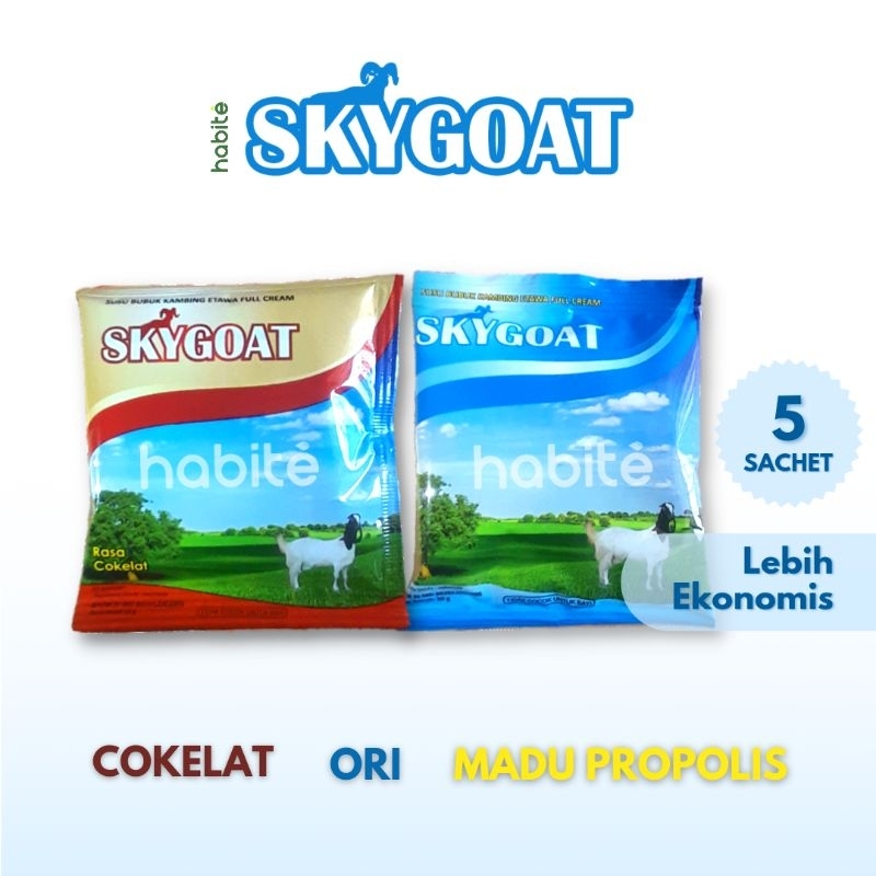 

Susu Kambing SKYGOAT Etawa Rasa Original Coklat Madu Propolis