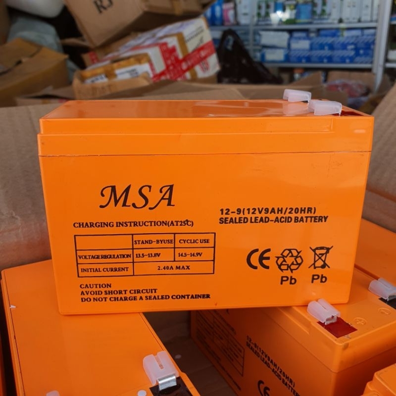 AKI TENG SEMPROT BATTERY 9AH MSA BATERAI 9AH MSA  UPS DLL