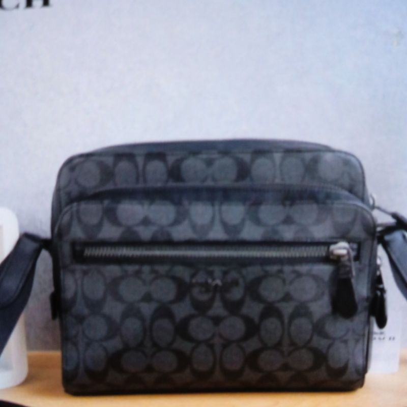 coach west camera bag