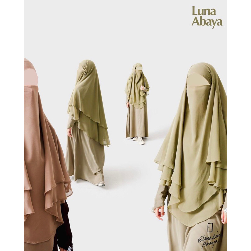 [Preloved] Luna abaya sage size M by elmadina abaya