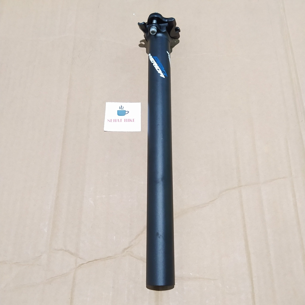 Seatpost MERIDA PRO 31.6 350mm Alloy Black White Blue Original Seatpost Sepeda MTB