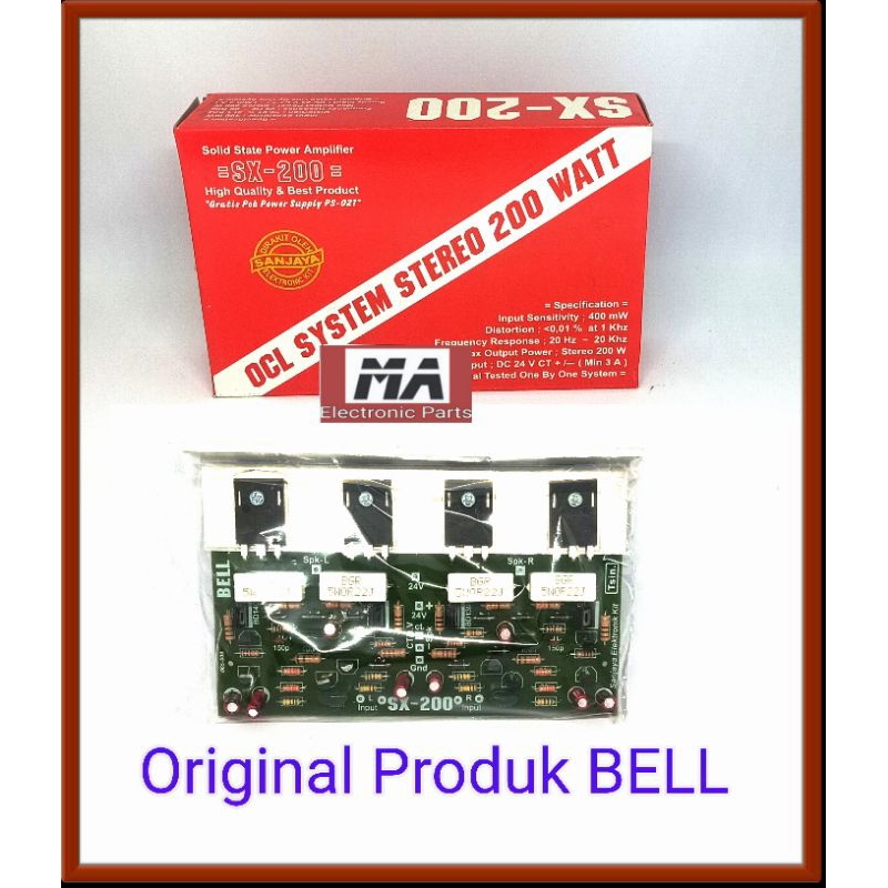 Kit power stereo 200W SX-200 / SX200 BELL