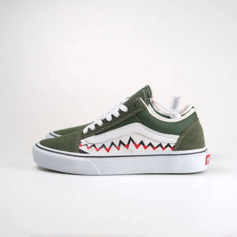 Vans OldSkool Sharktooth Olive