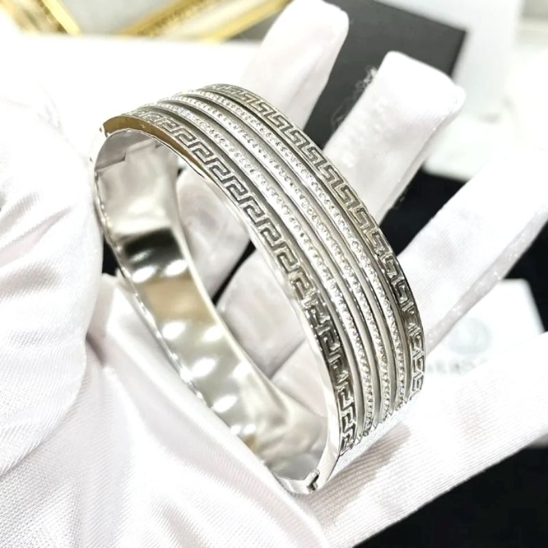 Gelang Titanium Stainless steel ori  anti karat anti alergi Premium Quality G23