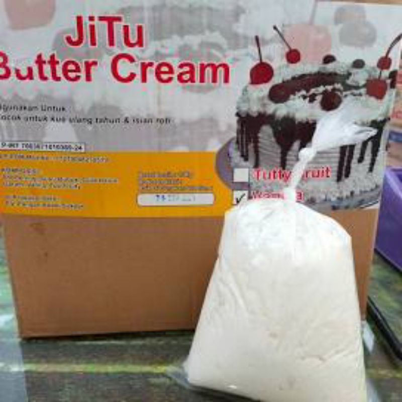 

buttercream vanilla merk jitu 250 gram repack