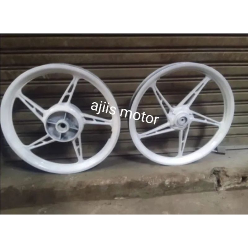 velg pelek racing DEPAN BELAKANG YAMAHA Jupiter MX old original copotan