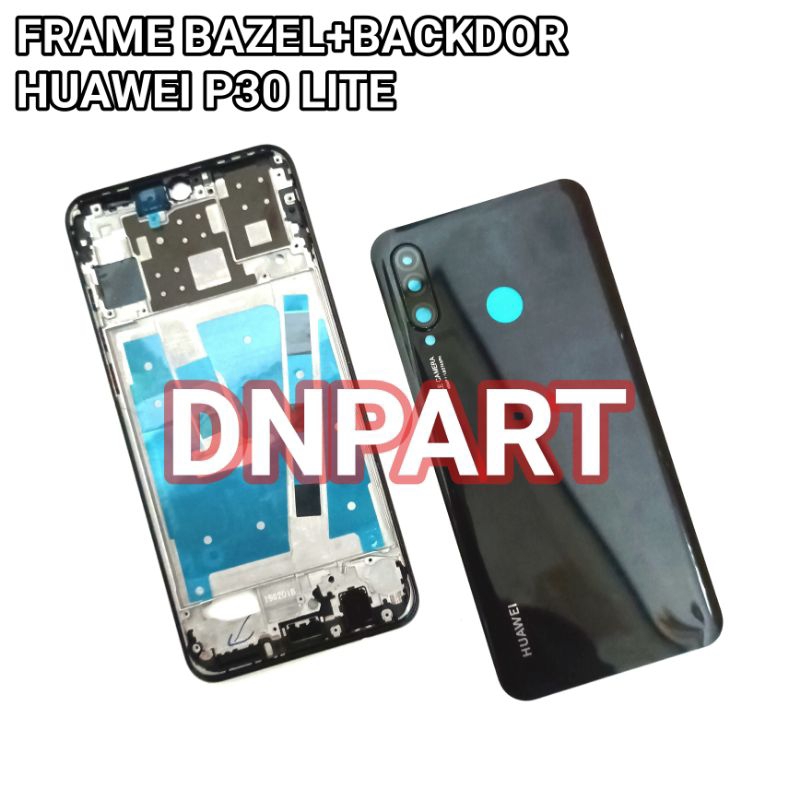 CASING FRAME BAZEL+BACKDOR HOUSING FULSET HUAWEI P30 LITE ORI