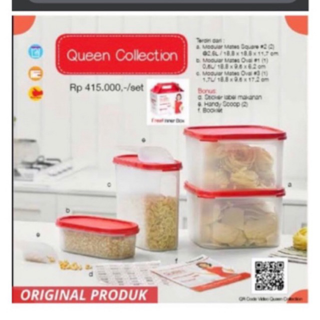 Tupperware Queen Collection Toples tempat makan
