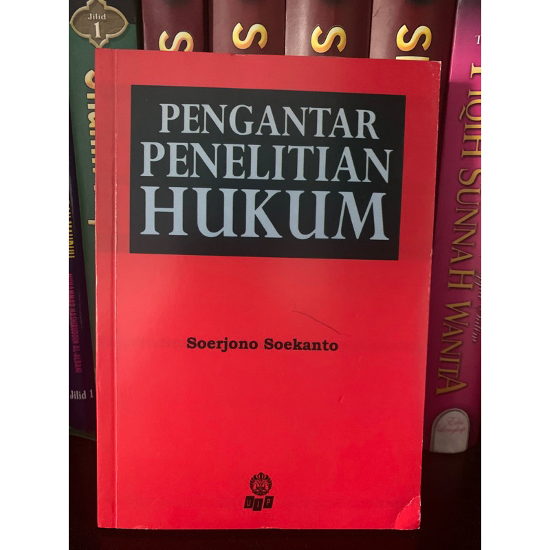 

Pengantar Penelitian Hukum — Soerjono Soekanto