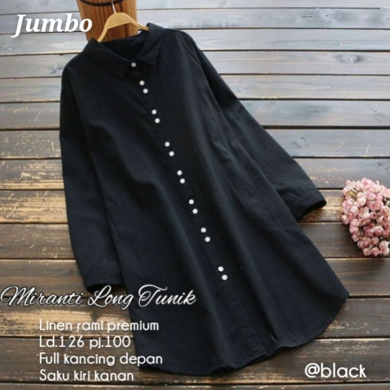 MIRANTI LONG TUNIK TERBARU(JUMBO)