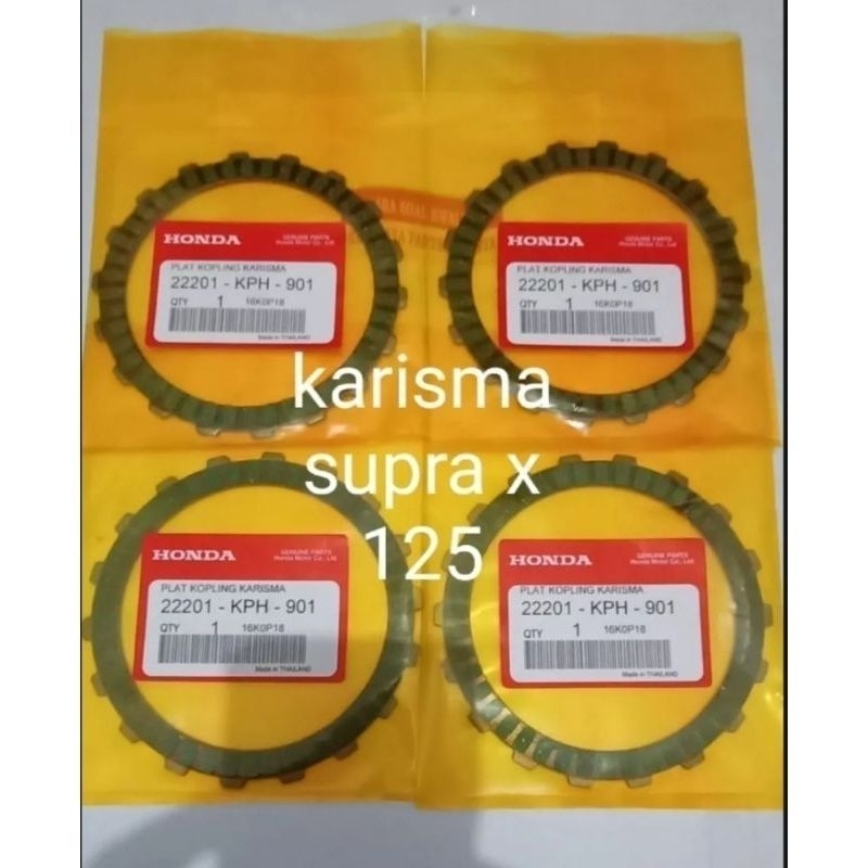 KAMPAS KOPLING / PLAT KOPLING HONDA KARISMA, SUPRA X 125 KIRANA PNP ORI