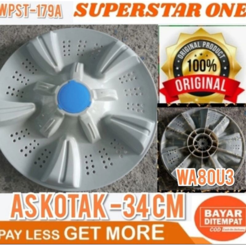 pulsator mesin cuci samsung WA-80u3 pulsator samsung wa 80u3 wa80u3