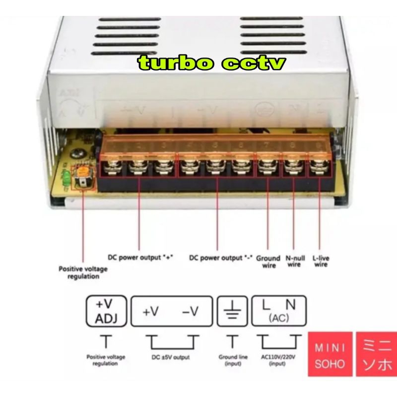 Power supply 13.8v / Power supply 13,8V  40A ( 13.8 V = 13 koma 8 volt)