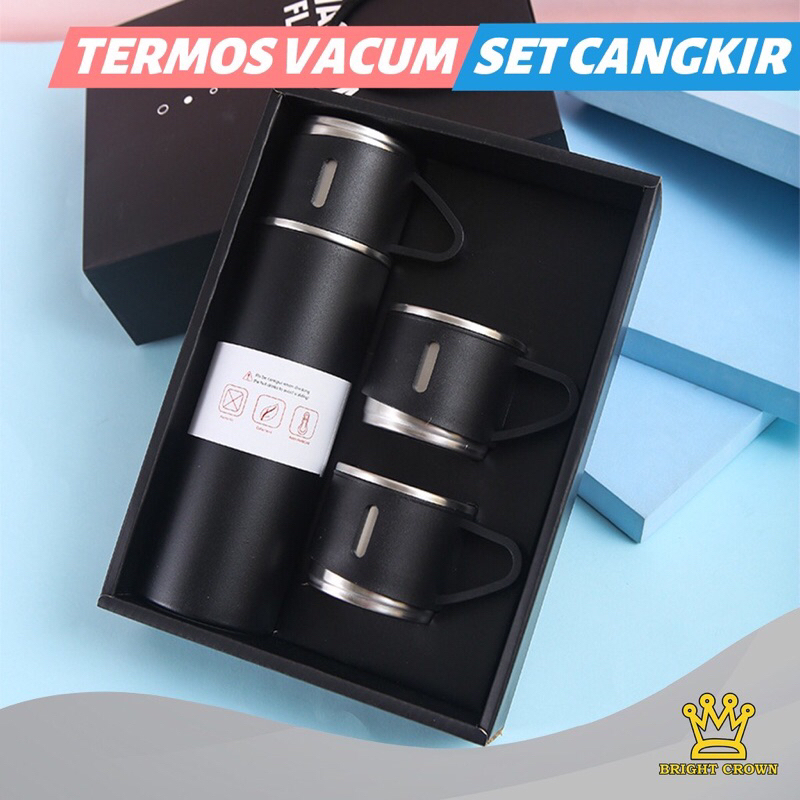Vacuum Flask Set / Thermos set dengan cangkir