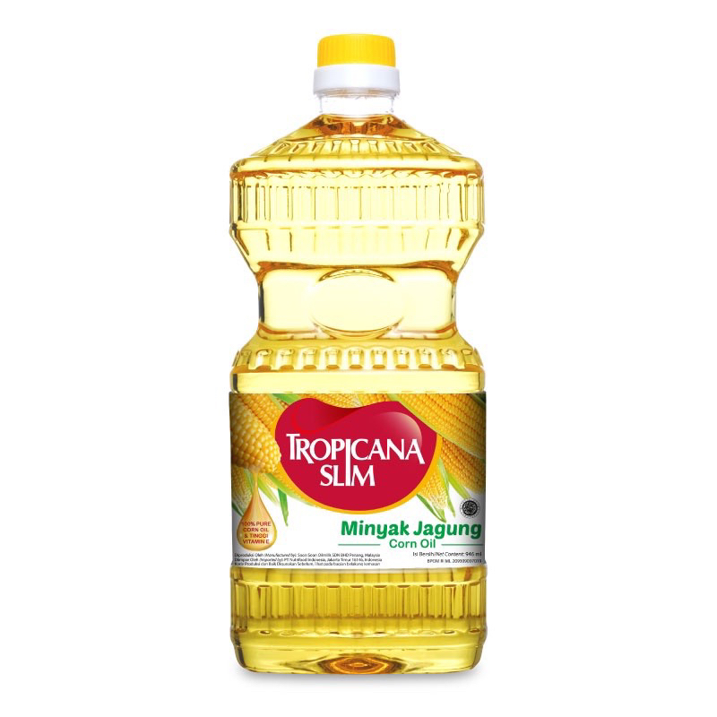 

Tropicana Slim Minyak Jagung 946ml - 100% Pure Corn Oil (Exp Mei 2024)