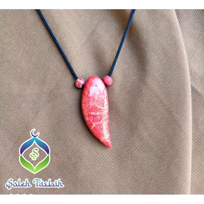 Kalung Batu Coral Marjan Merah Super 5 Motif