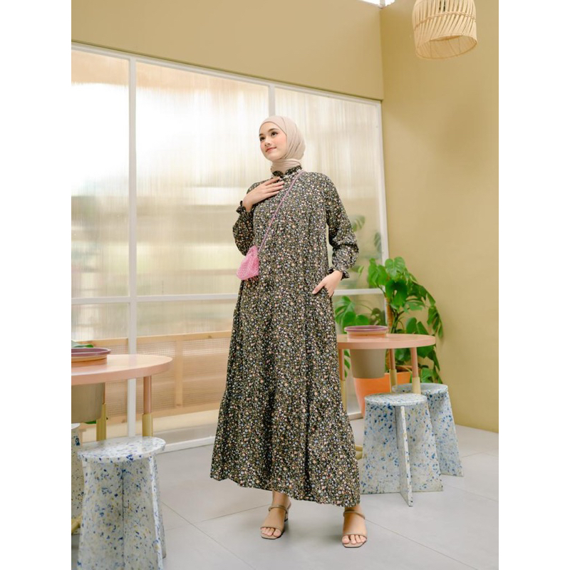 LIVANA DRESS | GAMIS CEWEK KONDANGAN PAKAIAN LEBARAN WANITA