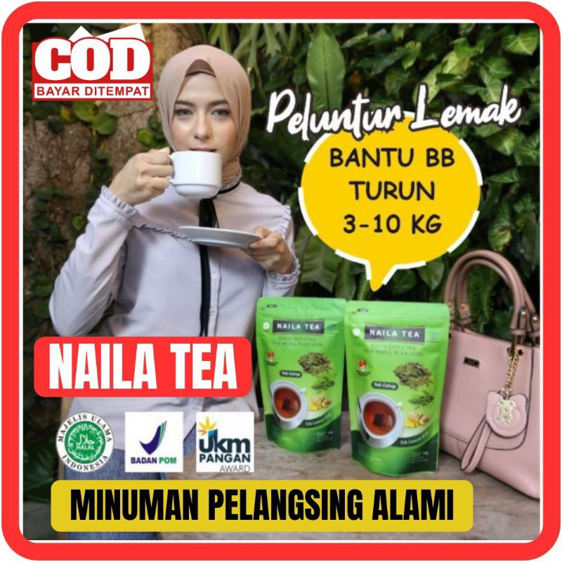

[ ] - NAILA TEA MINUMAN TEH PELANGSING HERBAL NAILA TEH SLIMMING TEA TEH PELUNTUR LEMAK DETOX RACUN DALAM TUBUH DIET PERUT BUNCIT
