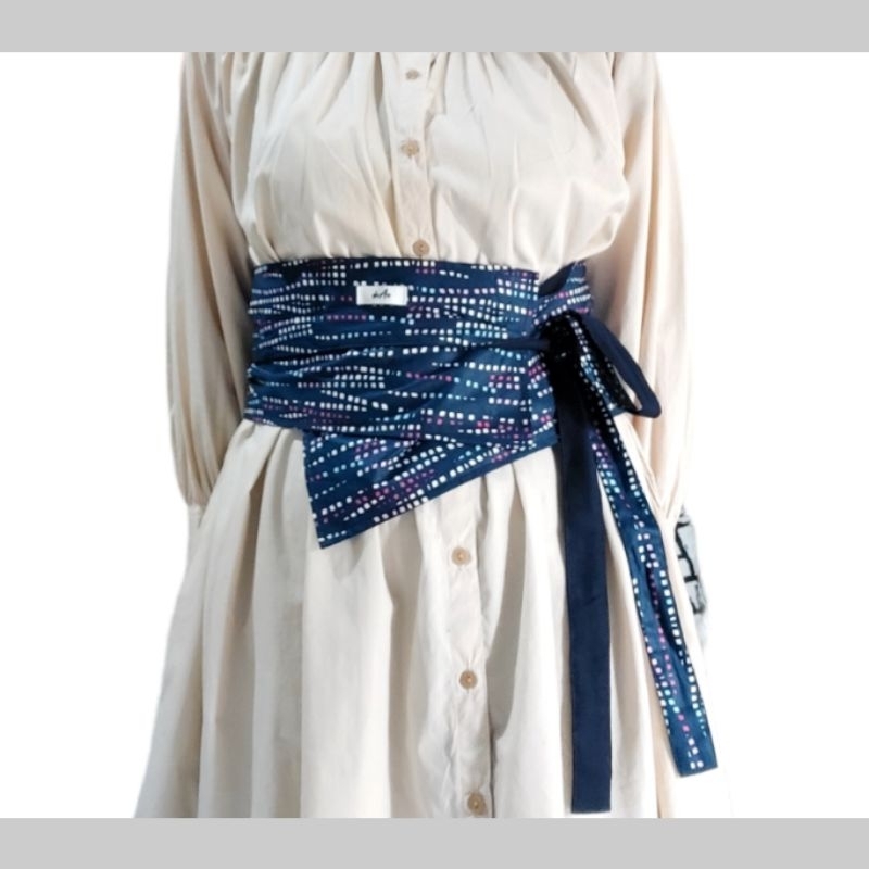 OBI BELT | OBI BELT BATIK LURIK | Ikat Pinggang Kain