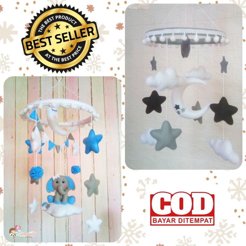 Baby mobile / mainan box bayi / mainan gantung bayi