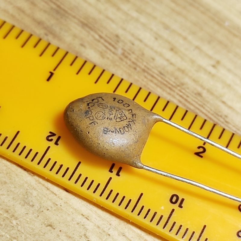 100pf 400V Vintage Keramik Kapasitor NOS Ceramic Capacitor  LCC 101 100P 100 p pf 101j 101k NOT Silv