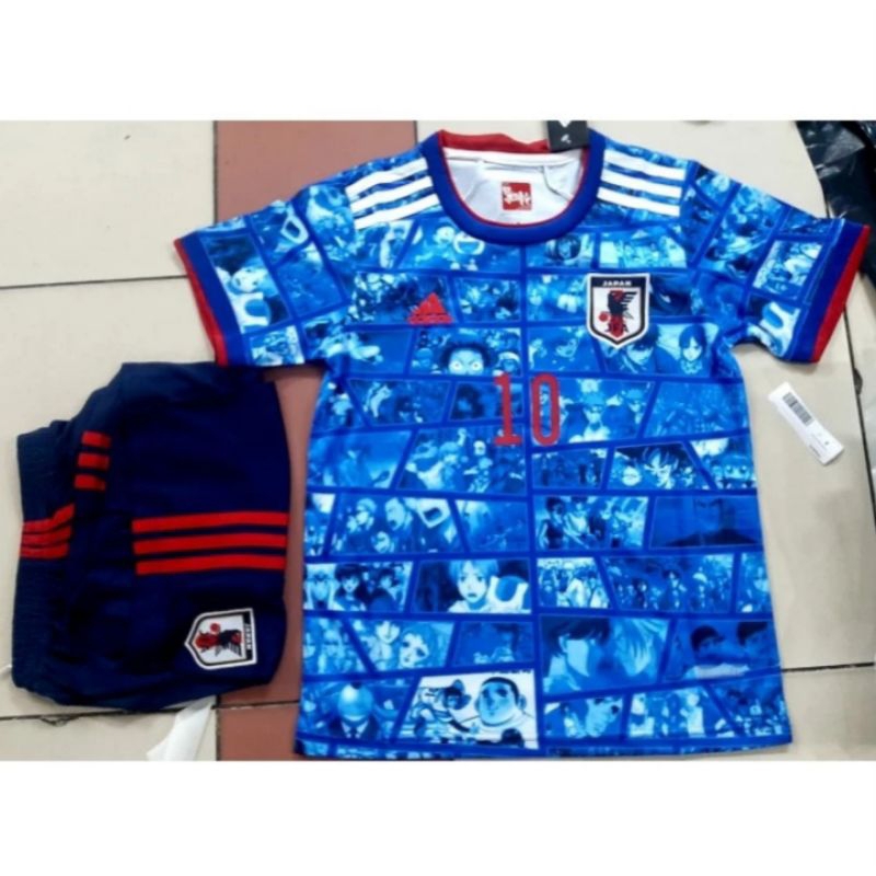 JERSEY BAJU BOLA ANAK JEPANG HOME  &amp; ANIME KIDS 2022 GRADE ORI