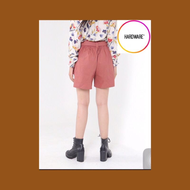 celana hardware pink / short pants/ celana pendek pink / celana pendek hardware