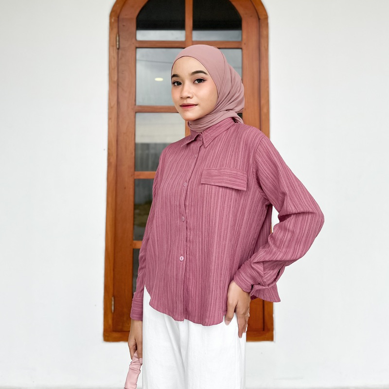 LADY BLOUSE BASIC SEMI CROP