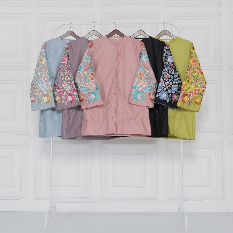 Blouse katun tuyobo fodu  + bordir lengan ori by Alifah