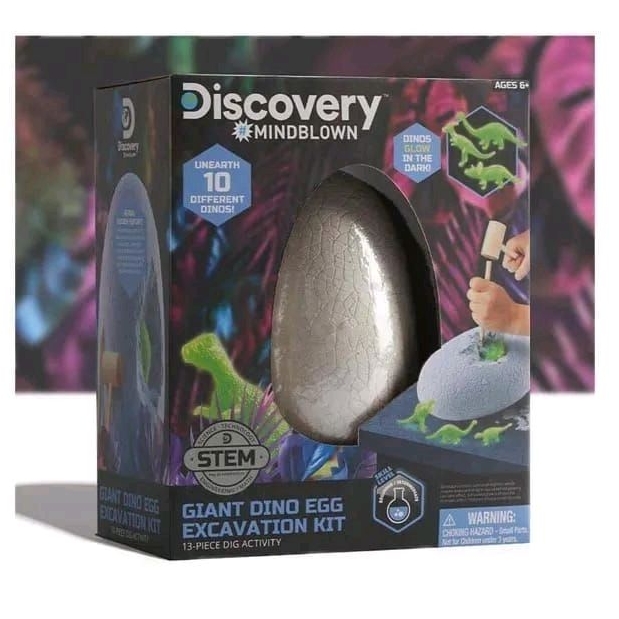 Discovery Mindblown Dinosaur Excavation Jumbo Egg