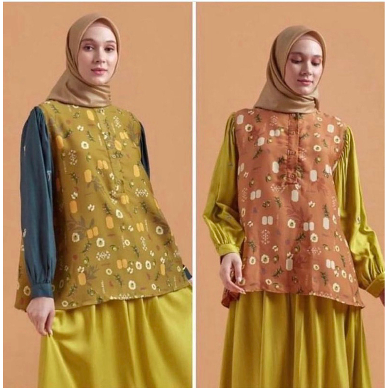 preloved, nefer top riamiranda olive size XS/S