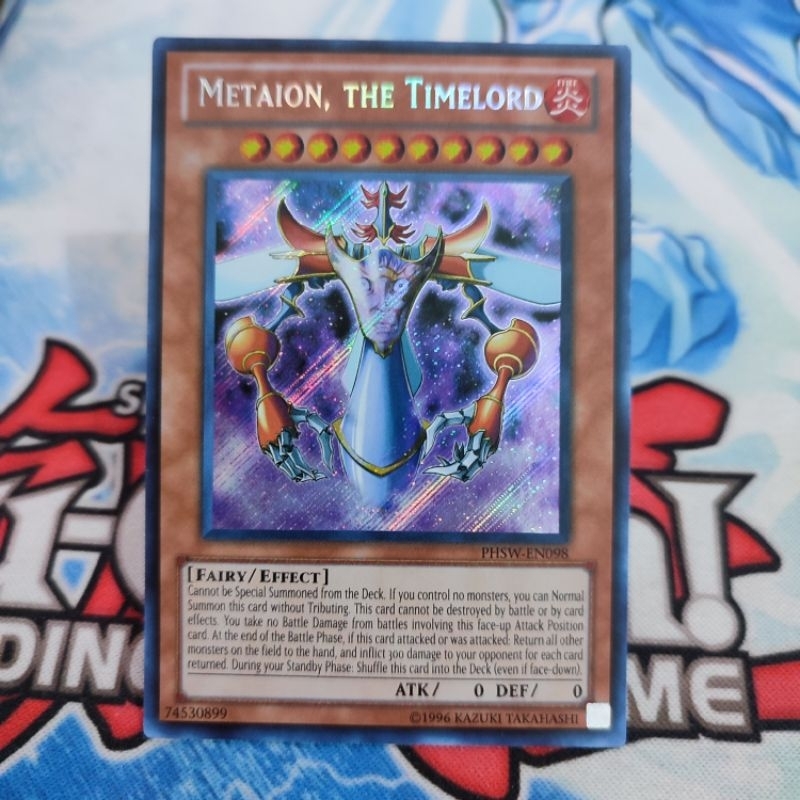 yugioh metaion the timelord PHSW secret rare original