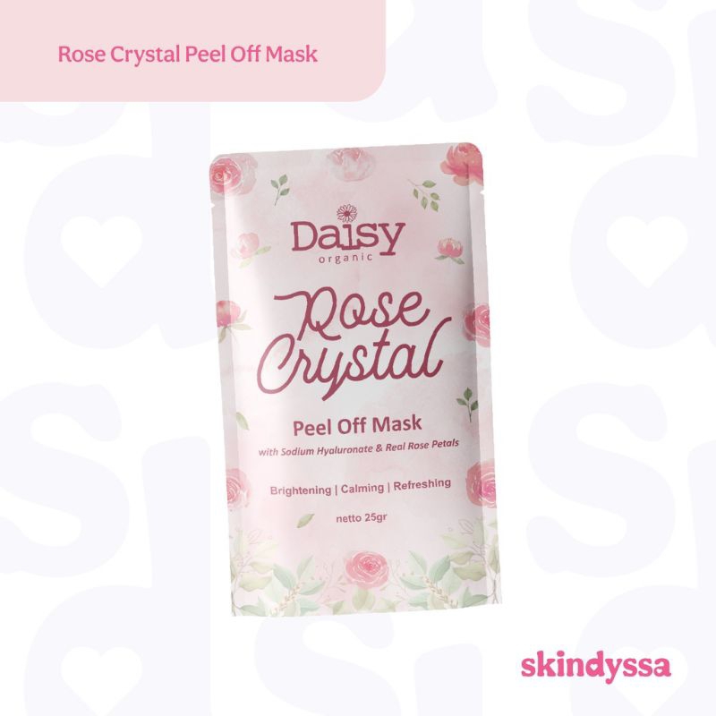 DAISY Organic Rose Crystal Peel Off Mask