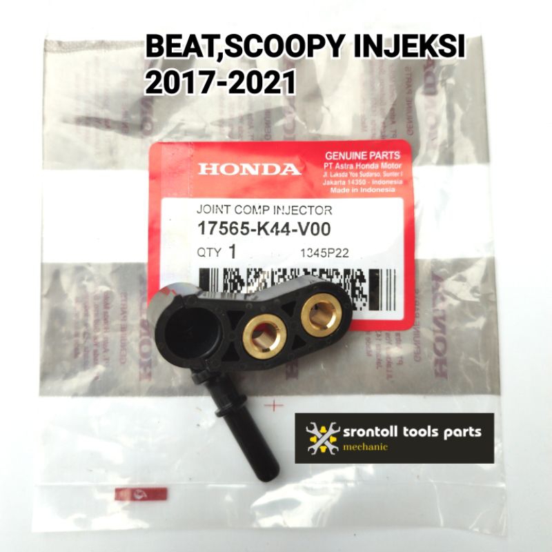 Rumah injektor joint comp injector K44 beat fi 2017 2018 cangklong dudukan injektor injector beat k4