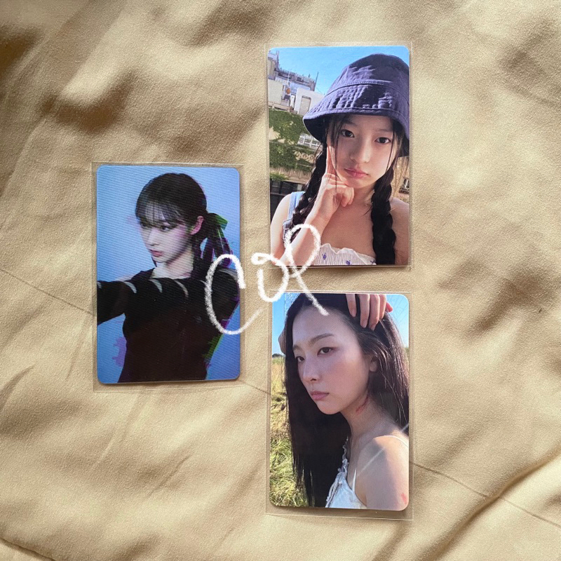 WTS HANNI BUCKET HAT WEVERSE B VER BUNDLE SEULGI CUPANG 28 REASONS GISELLE LENTI POS AESPA NEWJEANS 