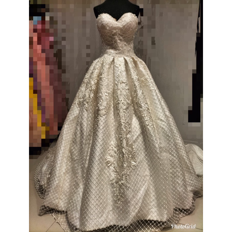 Wedding Dress Kualitas Premium Kelas Bridal Jakarta Gaun Pengantin Ball Gown Kemben Bustier Sweethea