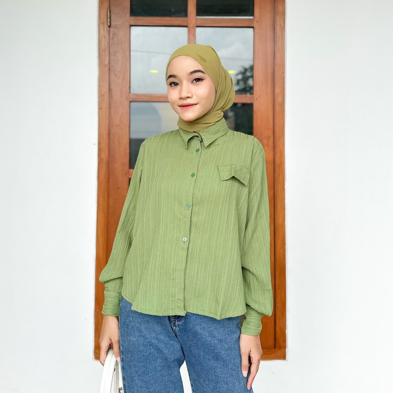 LADY BLOUSE BASIC SEMI CROP