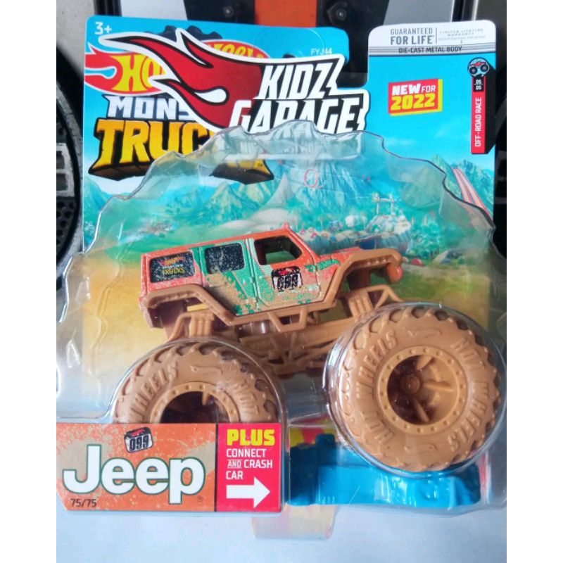 Hot Wheels Monster Trucks 18 Jeep Wrangler Unlimited