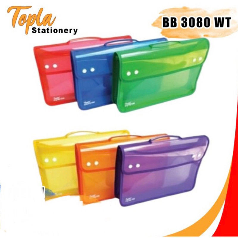 

MAP PLASTIK KANCING DUA FOLIO TOPLA 3080 / BRIEF BAG (1PCS)