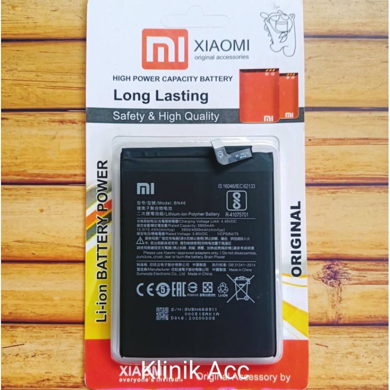BATRE BATRE / XIAOMI REDMI NOTE 7 / REDMI NOTE 8 / BN 46 / BATRE