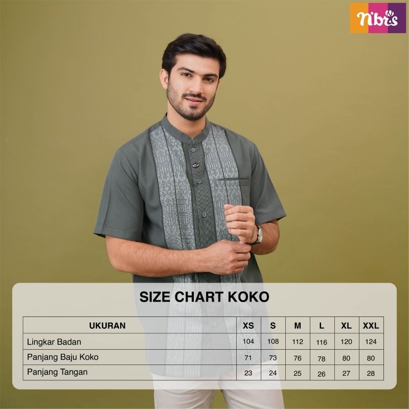 BAJU KOKO NIBRAS NK 105 / KOKO NIBRAS NK 105 TERBARU LEBARAN 2023