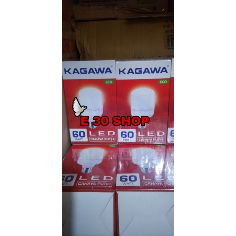 Bohlam Lampu LED Capsule KAGAWA 60 watt cahaya putih