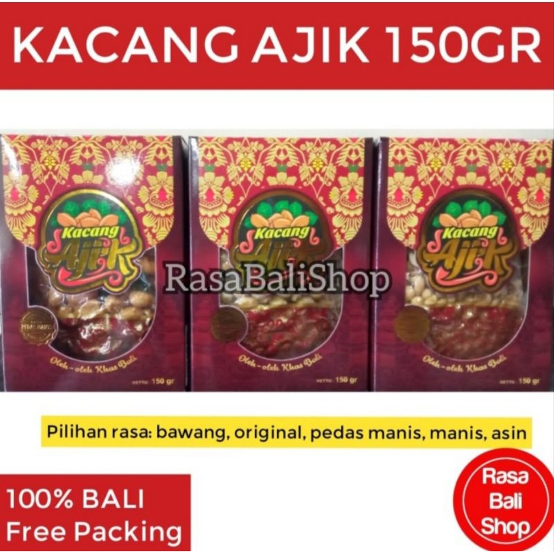 Kacang Ajik 150gr, Kacang Ajik Krisna Bali, Kacang Bali, Kacang Kapri Bali