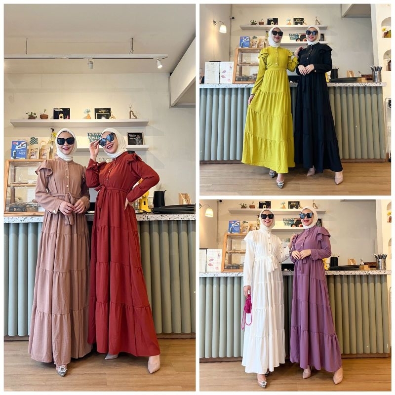GAMIS TANGAN BALON / MAXY TANGAN BALON / GAMIS BUSUI / HOMEDRESS BALON / MAXI DRESS BALON BY GLADYS