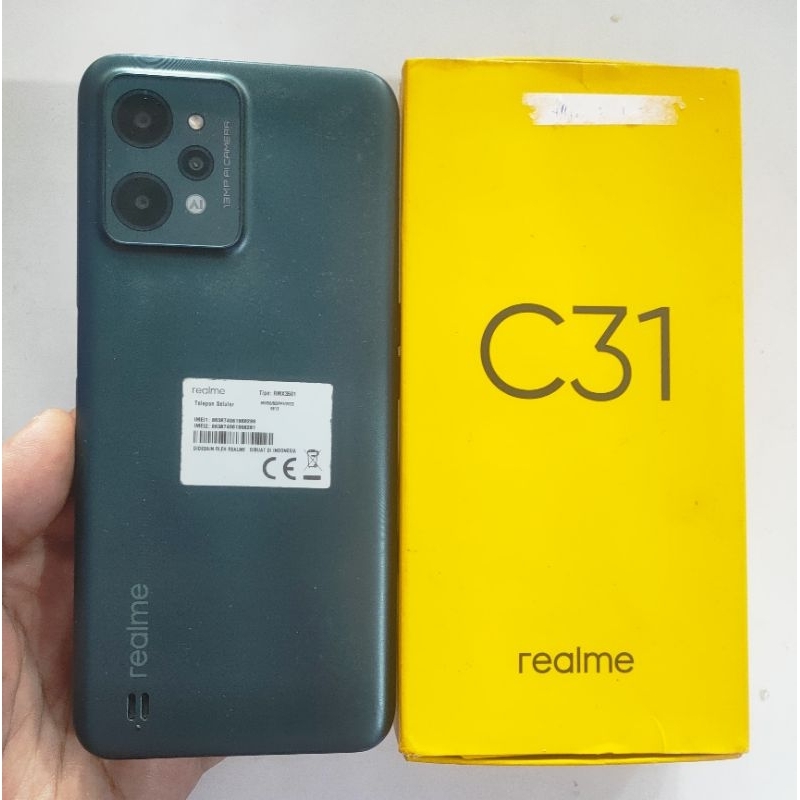bekas / seken realme c31 4/64