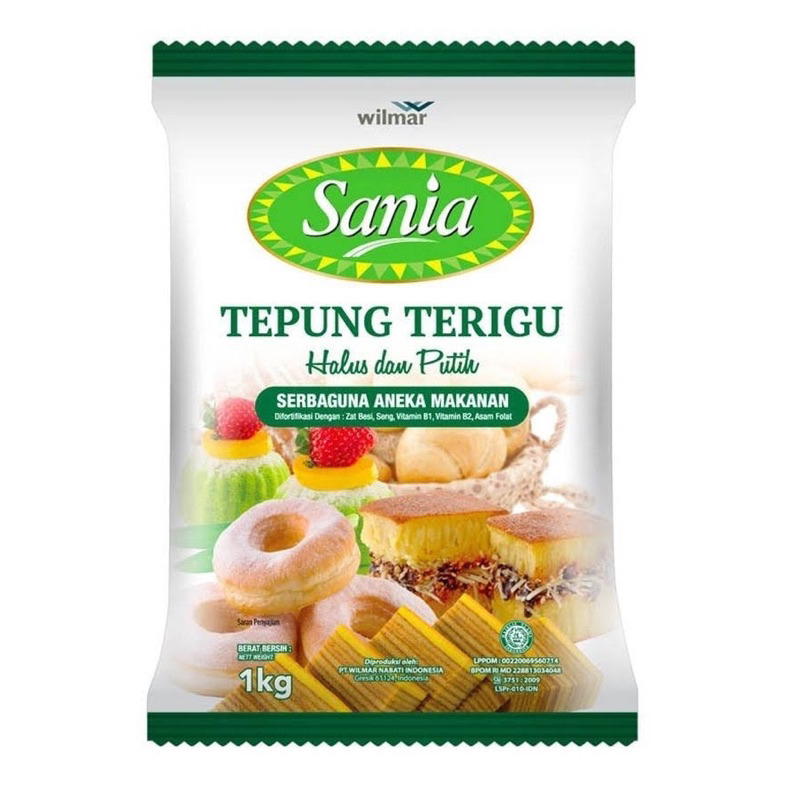 

Tepung Terigu SANIA Kemasan 1kg