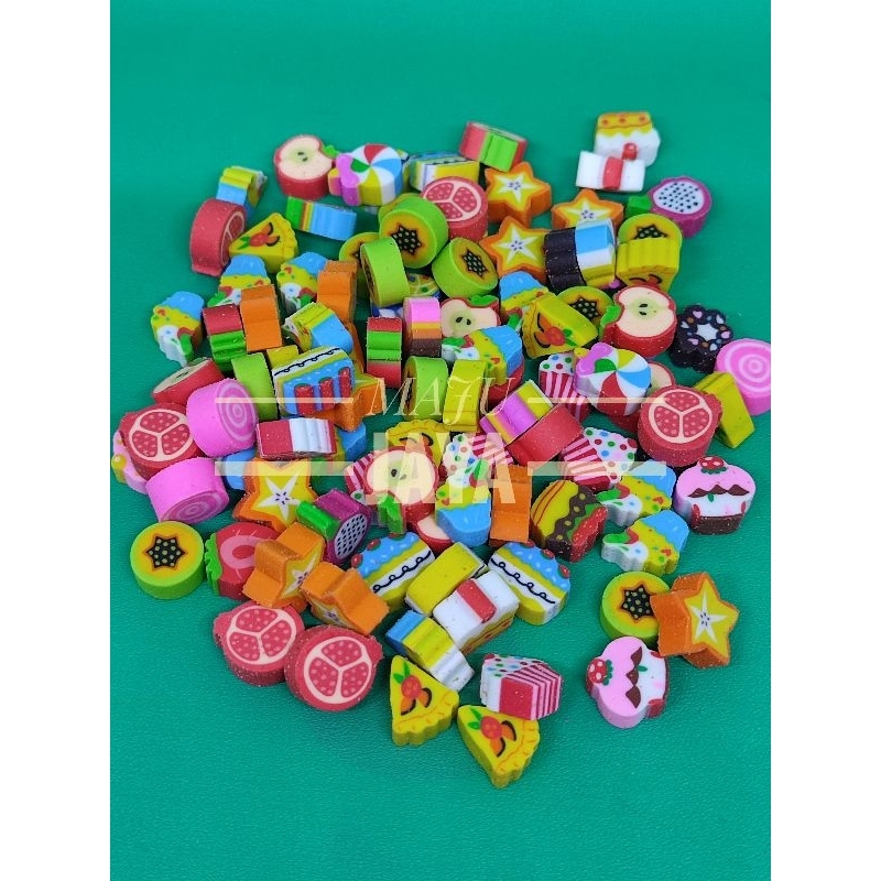 Penghapus Mini Eraser Isi 100 Pcs