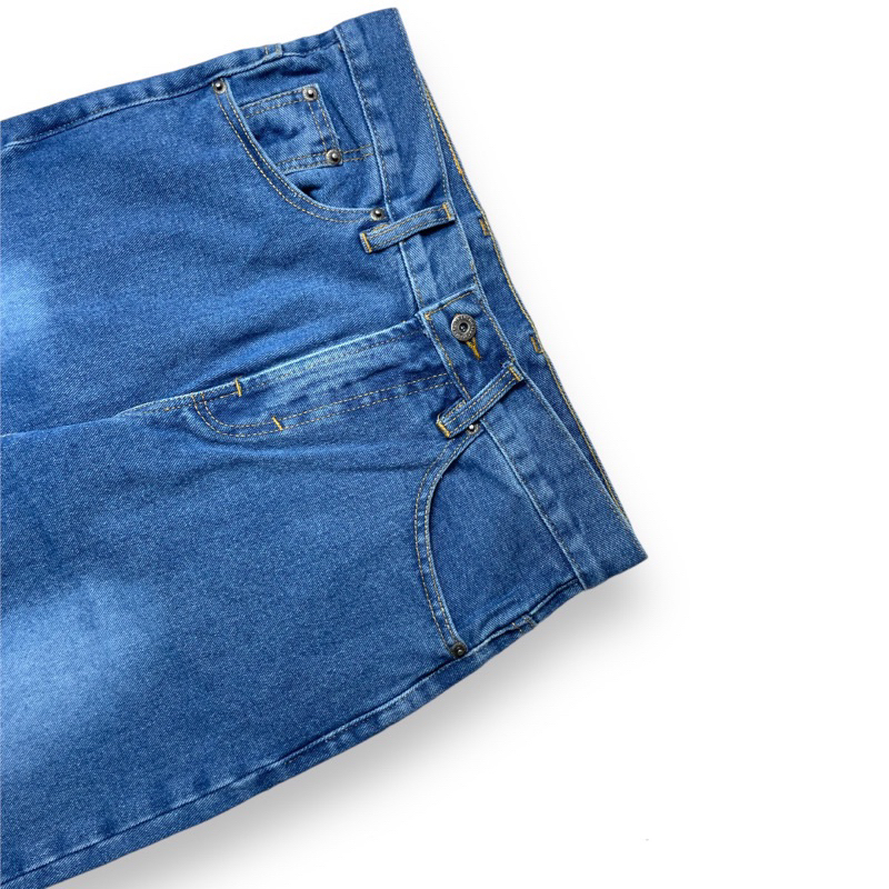 Transworld Celana Jeans Denim Legular Blue Wisker