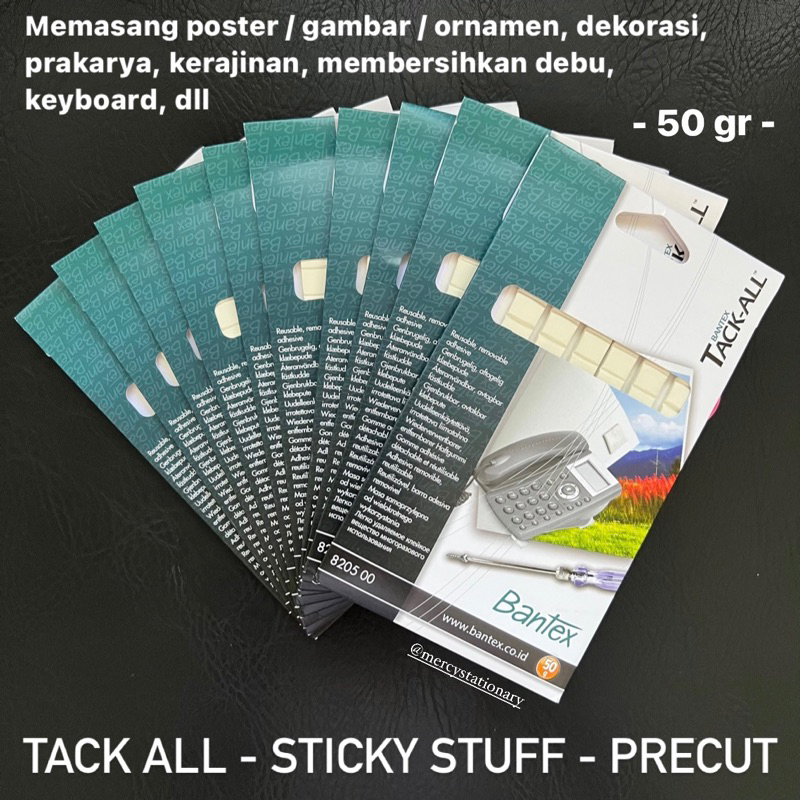 

Tack All Bantex Perekat Sticky Stuff Glutack