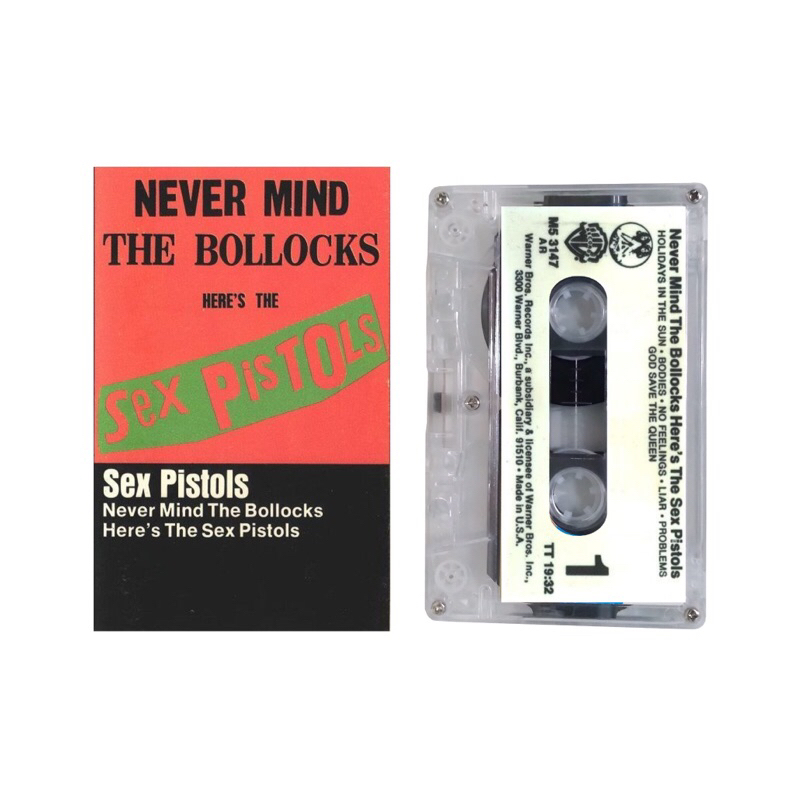 Kaset Pita Sex Pistols Never Mind The Bollocks Album